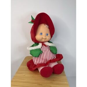 VTG Fisher Price‎ Plush Puffalump Kids Christmas Doll #4089 Dated 1992 VGUC